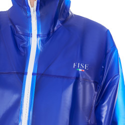 Impermeável unissexo Equestro x FISE Azul da Savoia