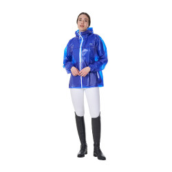 Impermeável unissexo Equestro x FISE Azul da Savoia