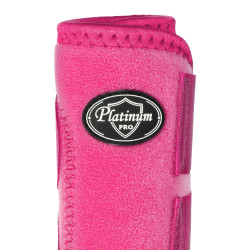 Guarnas traseiras western Platinum Pro Star Anatomic Fúcsia Rosa