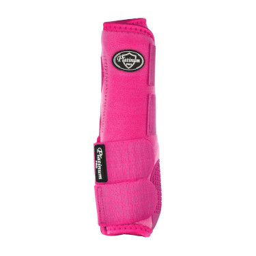 Guarnições anteriores western Platinum Pro Star Anatomic Fúcsia Rosa