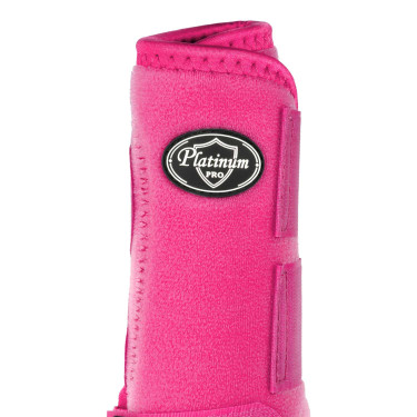 Guarnições anteriores western Platinum Pro Star Anatomic Fúcsia Rosa