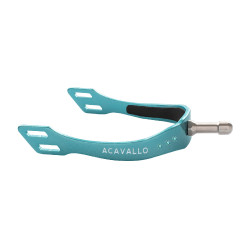 Esporas Acavallo Arena Aluplus 2.0 com strass Azul céu