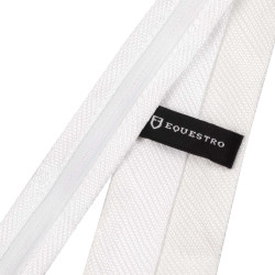 Gravata de concurso Equestro em favo de mel quadrado Branco