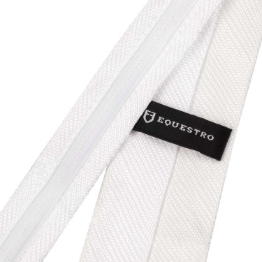 Gravata de concurso Equestro em favo de mel quadrado Branco