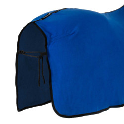 Manta de polar Equestro x FISE com fecho frontal Azul da Savoia Manta de polar Equestro x FISE com fecho frontal Azul da Savoia