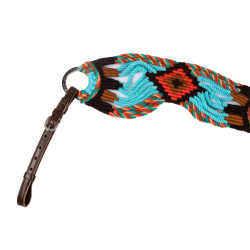 Peitoral western Pool’s Rope Waves Natural Castanho