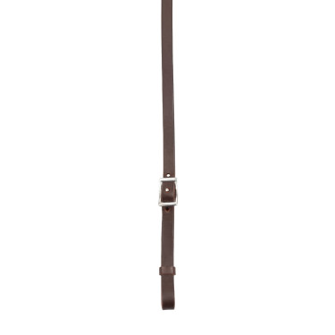 Peitoral western Lakota em couro Envernizado Castanho