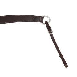 Peitoral western Lakota em couro Envernizado Castanho