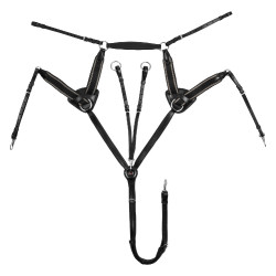 Peitoral Supreme de 5 pontos Preto