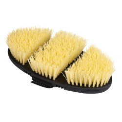 Escova de grooming Equestro flexível para escovagem Natural Castanho