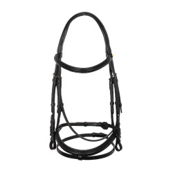 Bridão anatómico Equestro em couro Preto Bridão anatómico Equestro em couro Preto