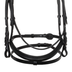 Bridão anatómico Equestro em couro Preto Bridão anatómico Equestro em couro Preto