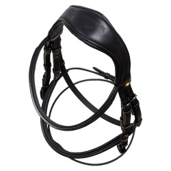 Bridão anatómico Equestro em couro Preto Bridão anatómico Equestro em couro Preto