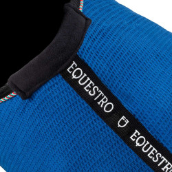 Camisola de box Equestro x FISE em tecido favo de mel Azul da Savoia