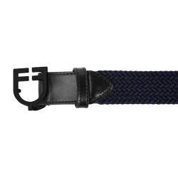 Cinto elástico Equestro com fivela com logótipo preto Marinho Azul-marinho