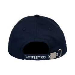 Boné unissexo Equestro x FISE Blazer marinho Azul-marinho
