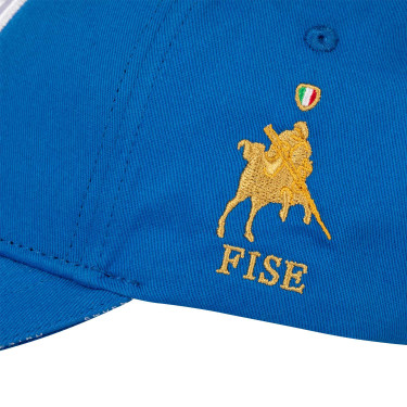 Boné unissexo Equestro x FISE Azul da Savoia