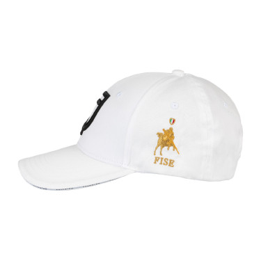 Boné unissexo Equestro x FISE Branco Boné unissexo Equestro x FISE Branco