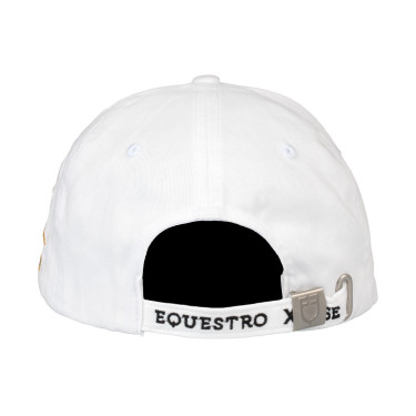 Boné unissexo Equestro x FISE Branco Boné unissexo Equestro x FISE Branco