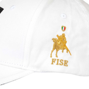Boné unissexo Equestro x FISE Branco Boné unissexo Equestro x FISE Branco