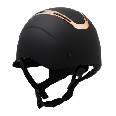 Capacete unissex Equestro Apocalypse casco fosco EN 1384-2023 Preto / ouro rosa Capacete unissex Equestro Apocalypse casco fosco EN 1384-2023 Preto / ouro rosa