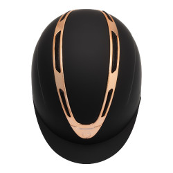 Capacete unissex Equestro Apocalypse casco fosco EN 1384-2023 Preto / ouro rosa Capacete unissex Equestro Apocalypse casco fosco EN 1384-2023 Preto / ouro rosa