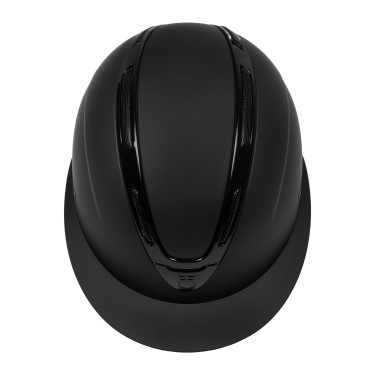 Capacete feminino Equestro Apocalypse com casco fosco homologado EN 1384-2023 Preto / preto brilhante Capacete feminino Equestro Apocalypse com casco fosco homologado EN 1384-2023 Preto / preto brilhante