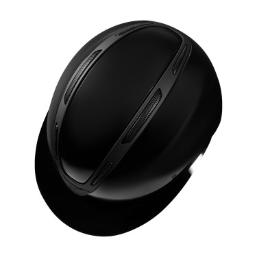 Capacete feminino Equestro Apocalypse com casco brilhante homologado EN 1384-2023 Preto / preto Capacete feminino Equestro Apocalypse com casco brilhante homologado EN 1384-2023 Preto / preto