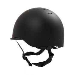 Capacete Equestro unissex Azael com roda de ajuste traseira com EN 1384-2023 Preto / preto