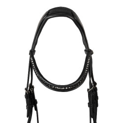 Bridão de dressage com rédeas borracha | Equitação