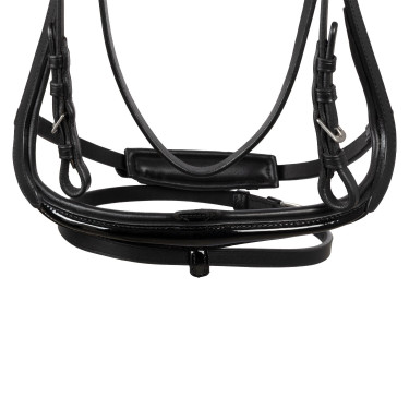 Bridão de dressage com rédeas borracha | Equitação