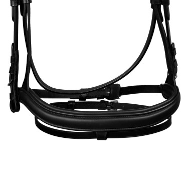 Cabeçada de equitação Equestro Softy Cover couro macio