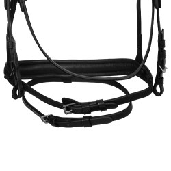 Cabeçada de equitação Equestro Softy Cover couro macio