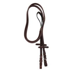 Bridão Equestro com muserola mexicana e lã sintética Castanho escuro Bridão Equestro com muserola mexicana e lã sintética Castanho escuro