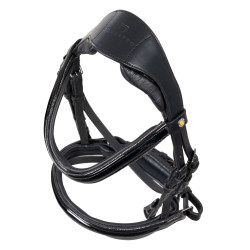 Cabeçada inglesa Equestro couro com strass – equitação