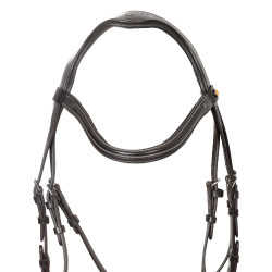 Bridão anatómico Equestro para equitação com muserola curva Bridão anatómico Equestro para equitação com muserola curva