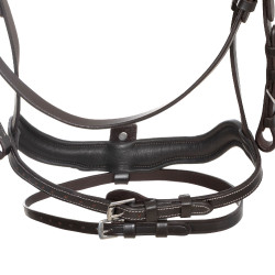 Bridão anatómico Equestro para equitação com muserola curva Bridão anatómico Equestro para equitação com muserola curva