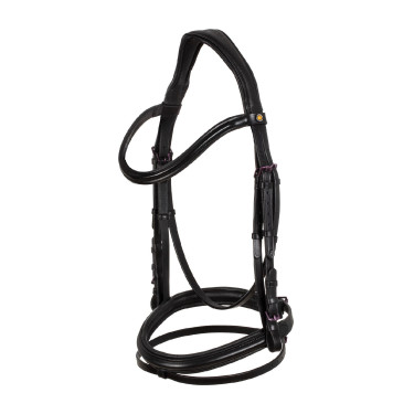 Bridão anatômico Equestro em couro Preto Bridão anatômico Equestro em couro Preto