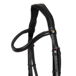 Bridão anatômico Equestro em couro Preto Bridão anatômico Equestro em couro Preto