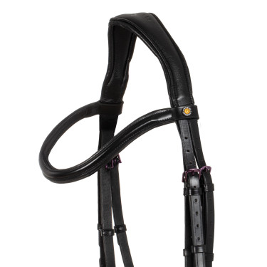 Bridão anatômico Equestro em couro Preto Bridão anatômico Equestro em couro Preto
