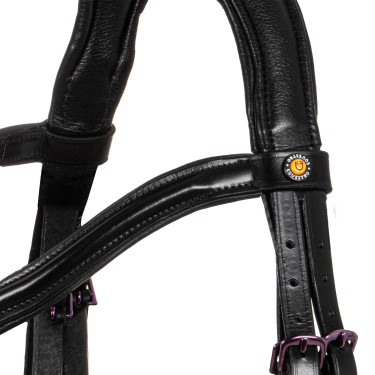 Bridão anatômico Equestro em couro Preto Bridão anatômico Equestro em couro Preto