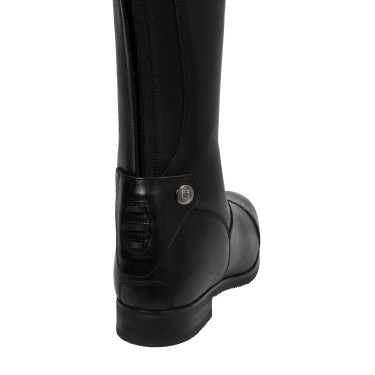 Botas de equitação Equestro Neptune em couro com zíper