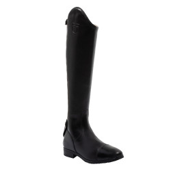 Botas de equitação Equestro Neptune em couro com zíper