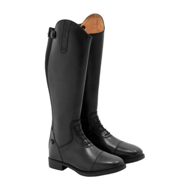 Botas infantis Supreme wide calf com atacadores Preto Botas infantis Supreme wide calf com atacadores Preto
