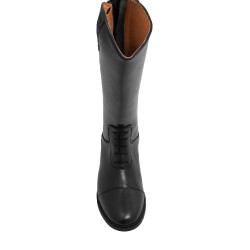 Botas infantis Supreme wide calf com atacadores Preto Botas infantis Supreme wide calf com atacadores Preto
