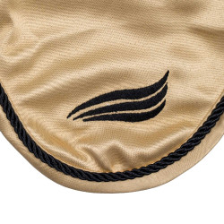Bonnet de cetim Supreme com orelhas elásticas Bege Bonnet de cetim Supreme com orelhas elásticas Bege