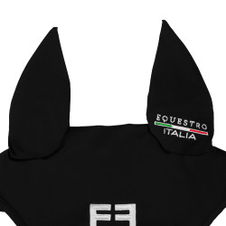 Touca Equestro x FISE em tecido técnico Preto