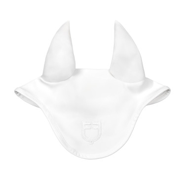 Boné Equestro Silica com logotipo Branco