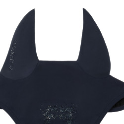 Boné Equestro em tecido técnico com logótipo em strass Blazer marinho / blazer marinho Azul-marinho Boné Equestro em tecido técnico com logótipo em strass Blazer marinho / blazer marinho Azul-marinho