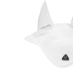 Boné antimoscas Acavallo Sublime em spandex com patch de logótipo em silicone Branco Boné antimoscas Acavallo Sublime em spandex com patch de logótipo em silicone Branco